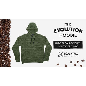 Coaltree Eco Friendly Evolution size Small Hoodie- water repellent UV Protection
